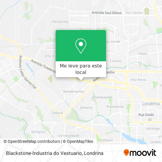 Blackstone-Industria do Vestuario mapa