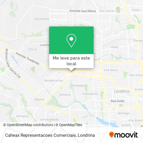 Caheax Representacoes Comerciais mapa