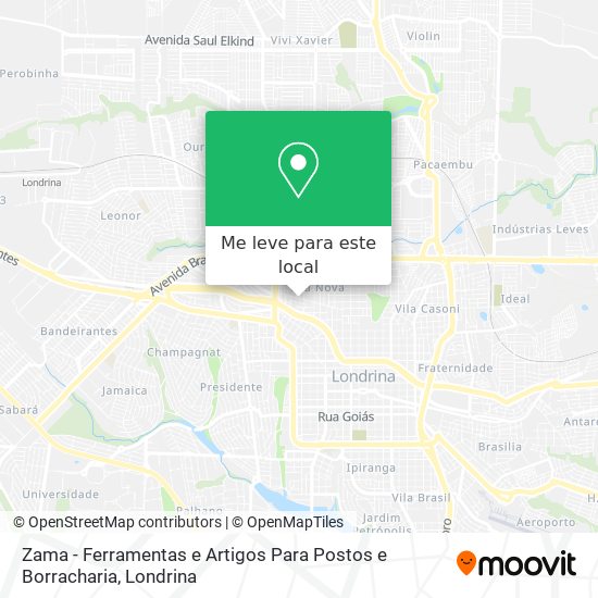 Zama - Ferramentas e Artigos Para Postos e Borracharia mapa