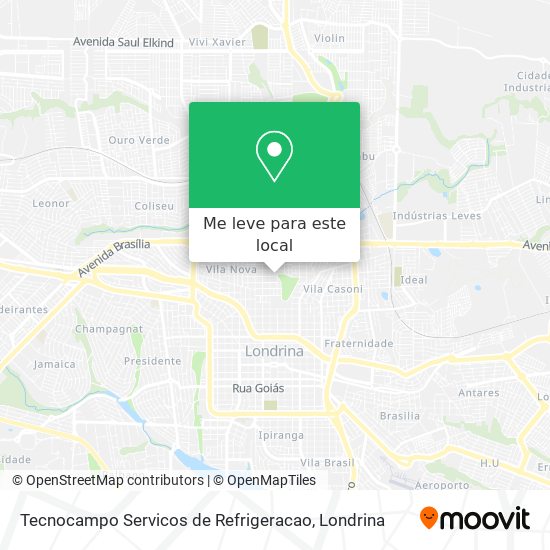 Tecnocampo Servicos de Refrigeracao mapa
