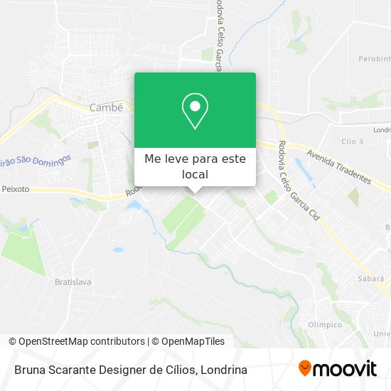 Bruna Scarante Designer de Cílios mapa