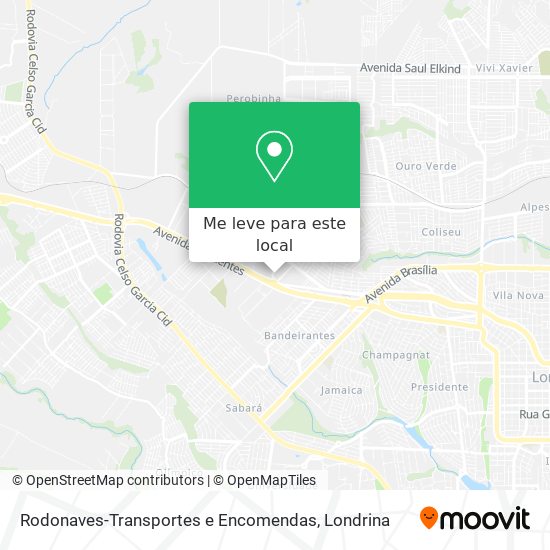 Rodonaves-Transportes e Encomendas mapa