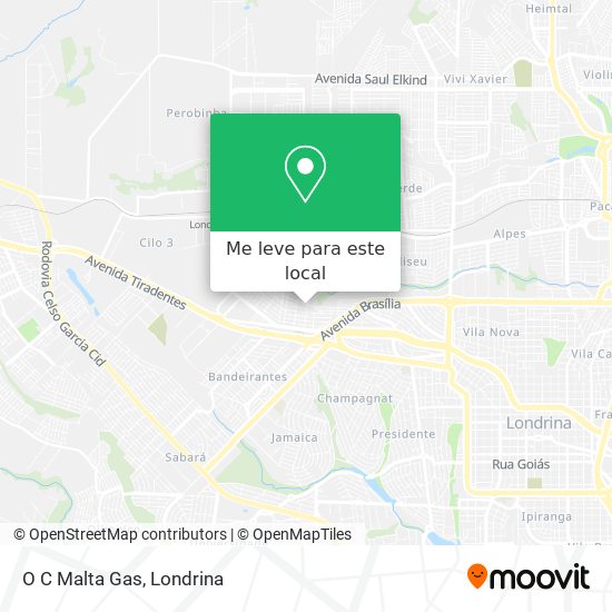 O C Malta Gas mapa