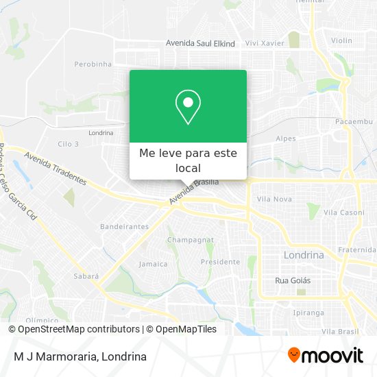 M J Marmoraria mapa