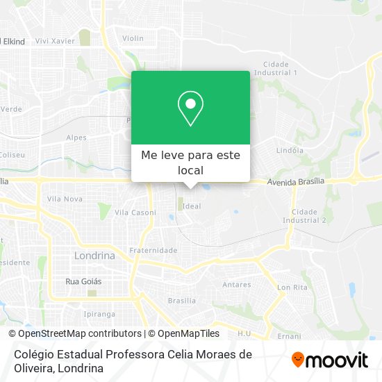 Colégio Estadual Professora Celia Moraes de Oliveira mapa