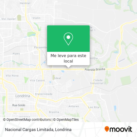 Nacional Cargas Limitada mapa