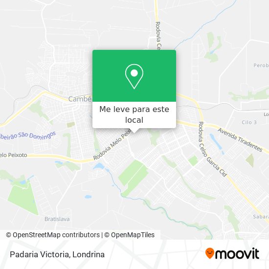 Padaria Victoria mapa