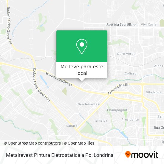 Metalrevest Pintura Eletrostatica a Po mapa