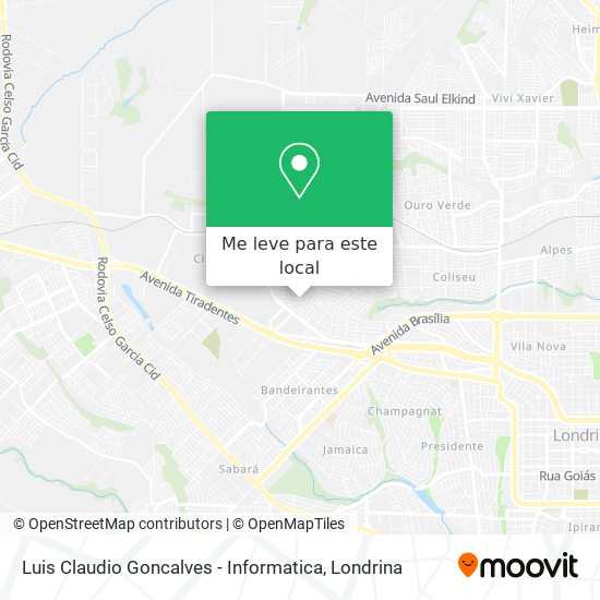 Luis Claudio Goncalves - Informatica mapa