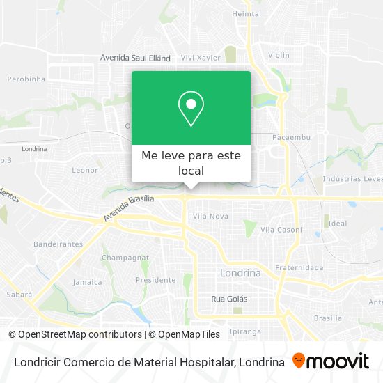 Londricir Comercio de Material Hospitalar mapa