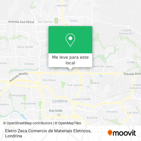 Eletro Zeca Comercio de Materiais Eletricos mapa