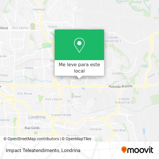 Impact Teleatendimento mapa