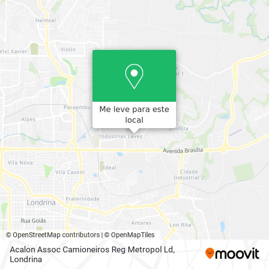 Acalon Assoc Camioneiros Reg Metropol Ld mapa