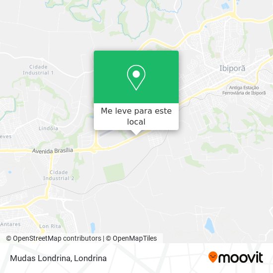 Mudas Londrina mapa
