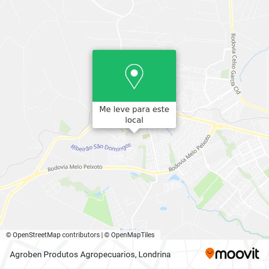 Agroben Produtos Agropecuarios mapa