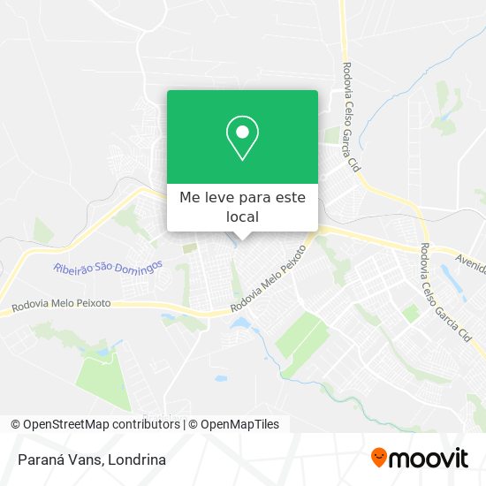 Paraná Vans mapa