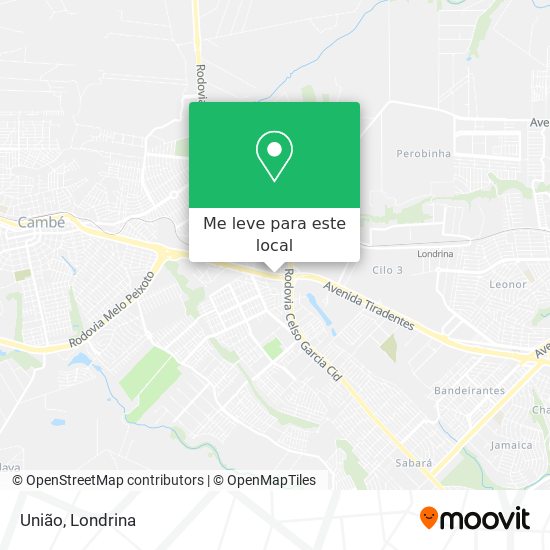 União mapa