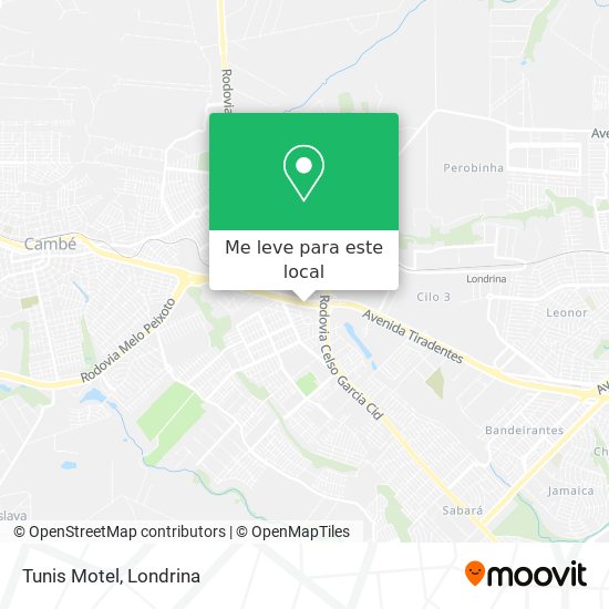 Tunis Motel mapa