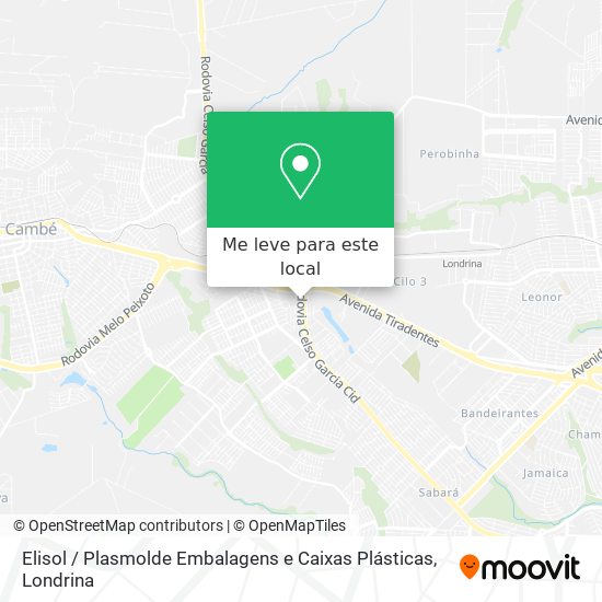 Elisol / Plasmolde Embalagens e Caixas Plásticas mapa