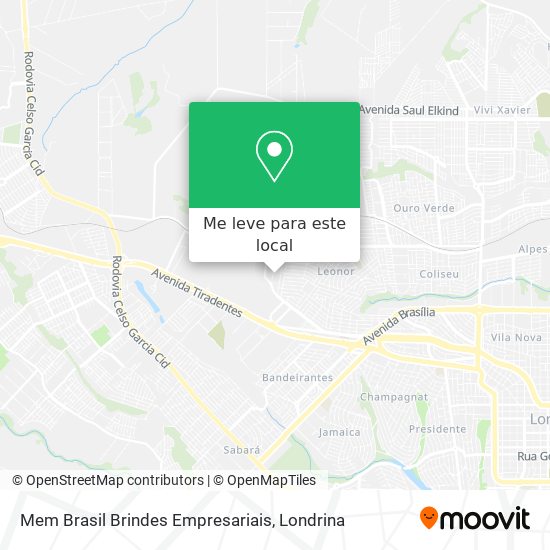 Mem Brasil Brindes Empresariais mapa