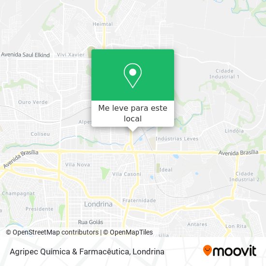 Agripec Química & Farmacêutica mapa