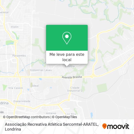 Associação Recreativa Atlética Sercomtel-ARATEL mapa