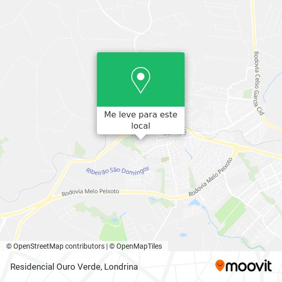 Residencial Ouro Verde mapa