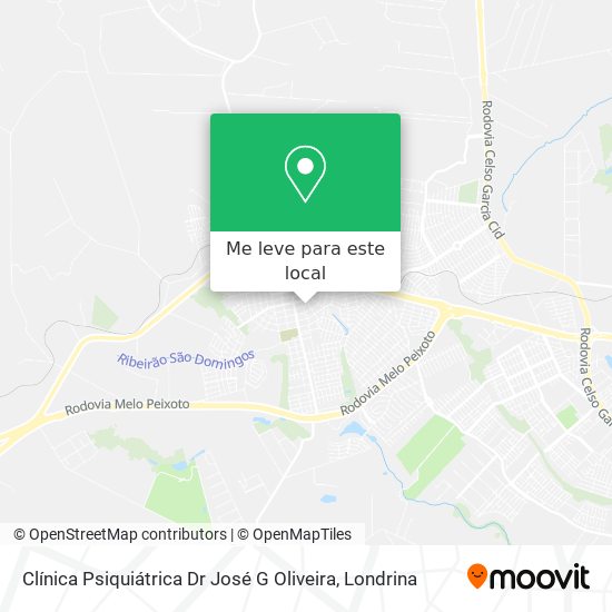 Clínica Psiquiátrica Dr José G Oliveira mapa