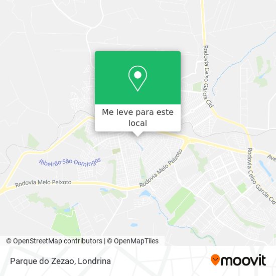 Parque do Zezao mapa