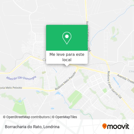 Borracharia do Rato mapa