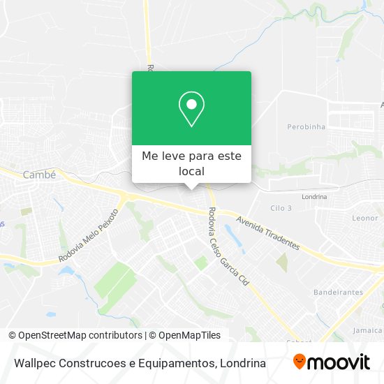 Wallpec Construcoes e Equipamentos mapa