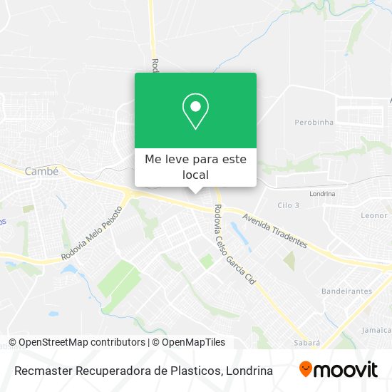 Recmaster Recuperadora de Plasticos mapa