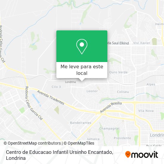 Centro de Educacao Infantil Ursinho Encantado mapa