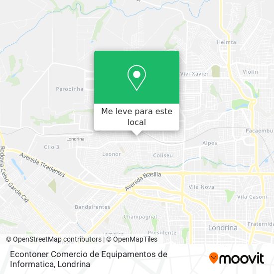 Econtoner Comercio de Equipamentos de Informatica mapa