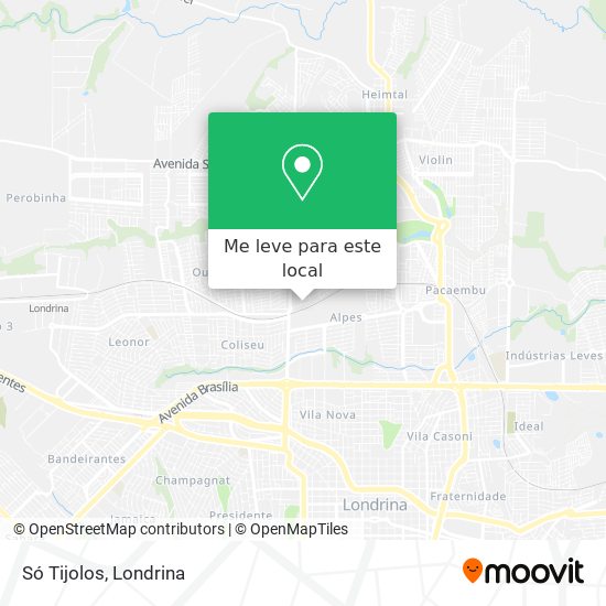 Só Tijolos mapa