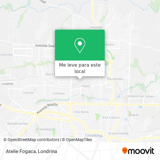 Atelie Fogaca mapa