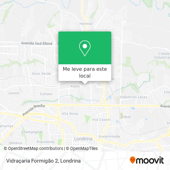Vidraçaria Formigão 2 mapa