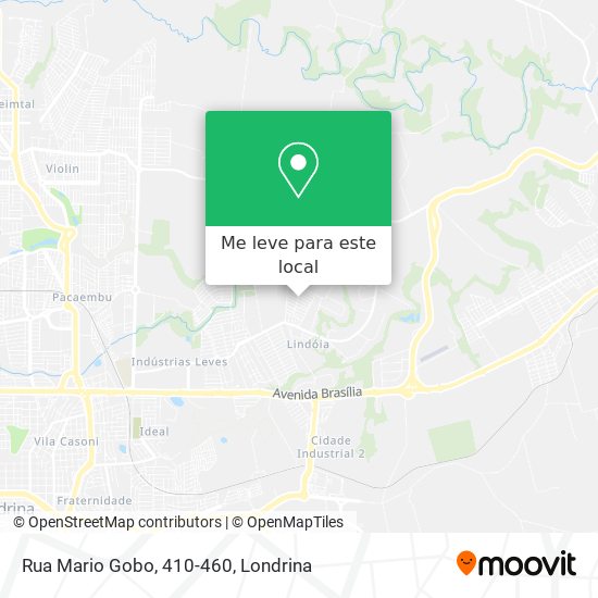 Rua Mario Gobo, 410-460 mapa