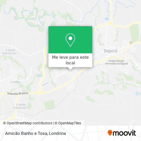 Amicão Banho e Tosa mapa