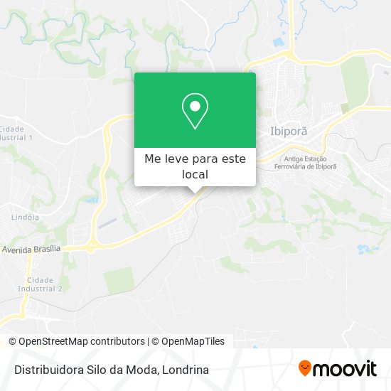 Distribuidora Silo da Moda mapa