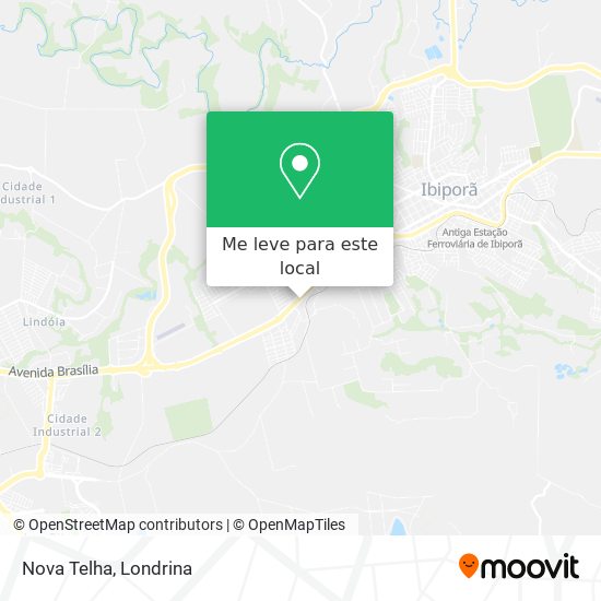 Nova Telha mapa