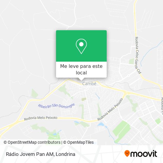 Rádio Jovem Pan AM mapa