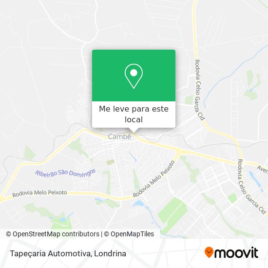 Tapeçaria Automotiva mapa