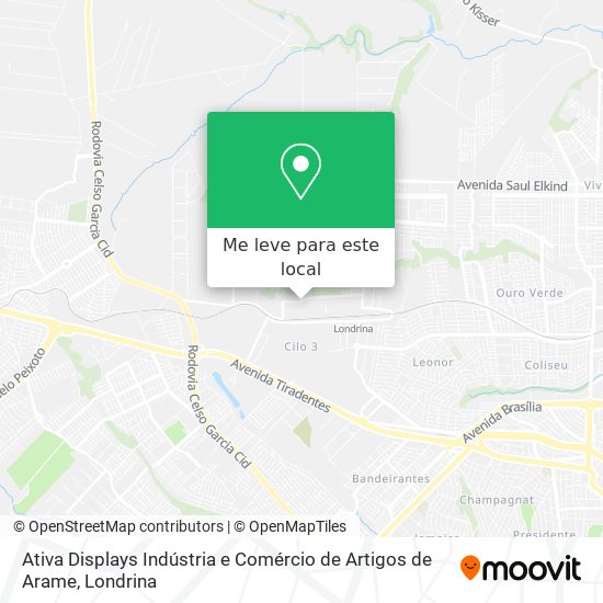 Ativa Displays Indústria e Comércio de Artigos de Arame mapa