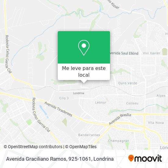 Avenida Graciliano Ramos, 925-1061 mapa