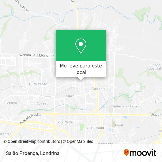 Salão Proença mapa
