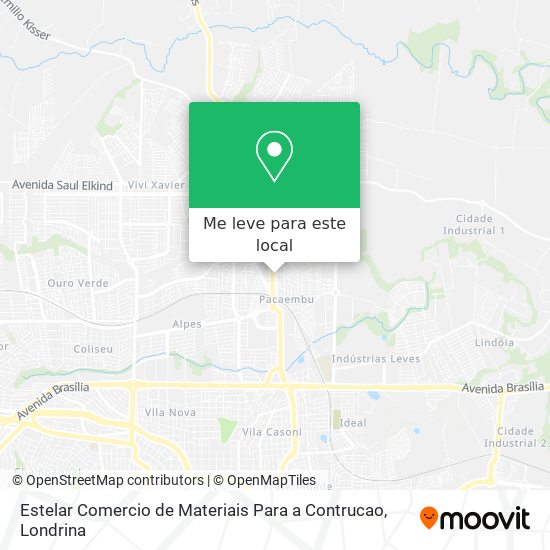 Estelar Comercio de Materiais Para a Contrucao mapa