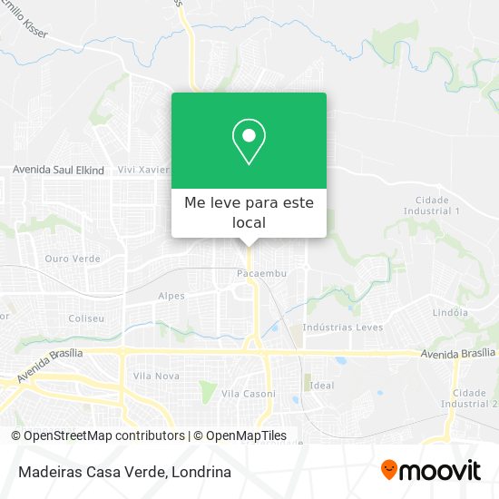 Madeiras Casa Verde mapa