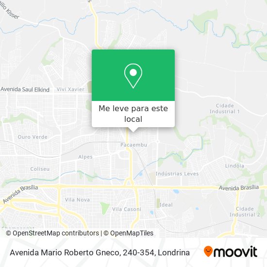 Avenida Mario Roberto Gneco, 240-354 mapa