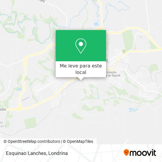 Esquinao Lanches mapa